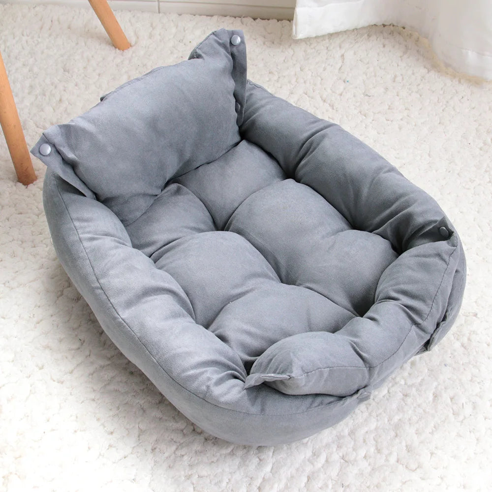 Cama multifunción 3 en 1 para perros y gatos, cálida y suave, para invierno, para cachorros y gatitos.