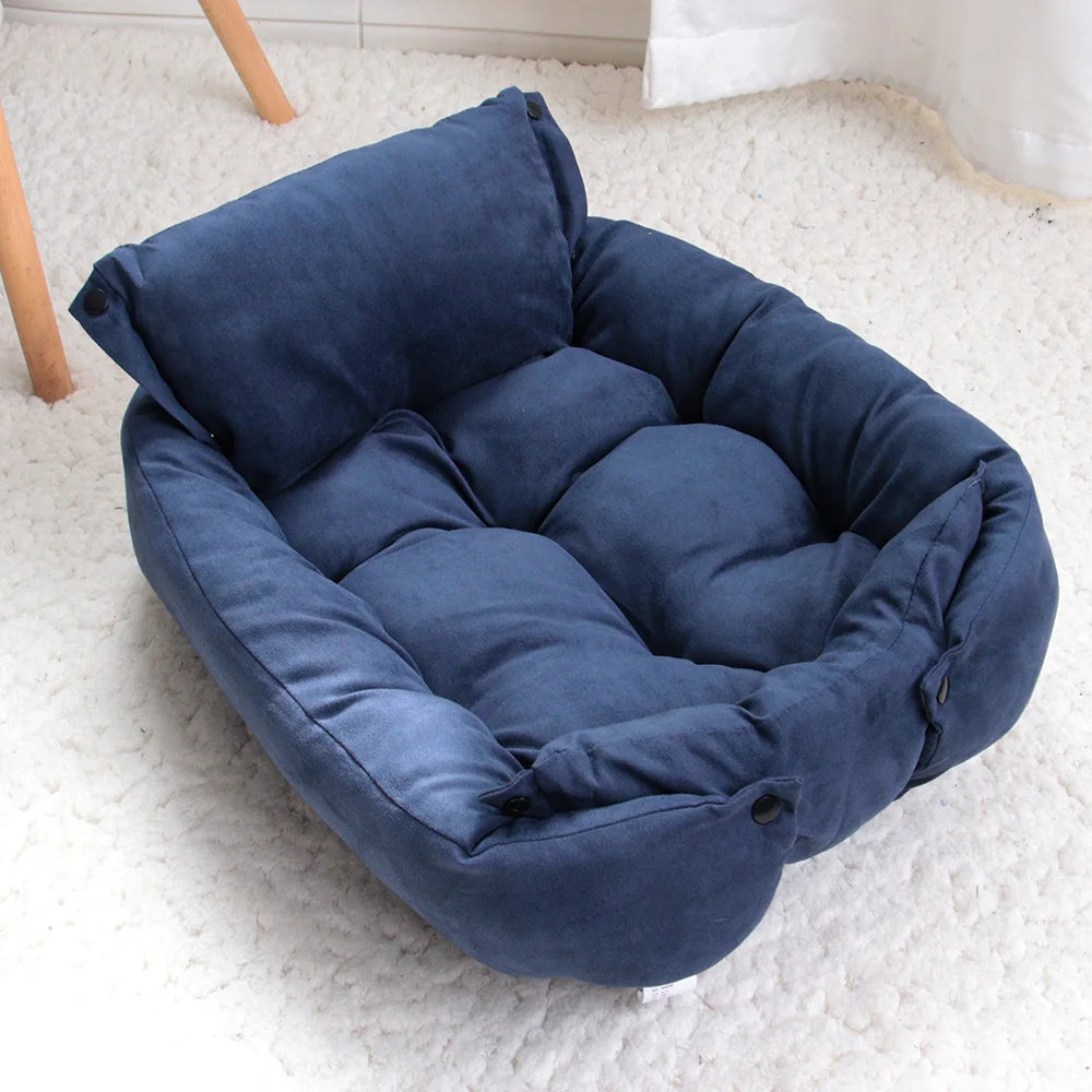 Cama multifunción 3 en 1 para perros y gatos, cálida y suave, para invierno, para cachorros y gatitos.