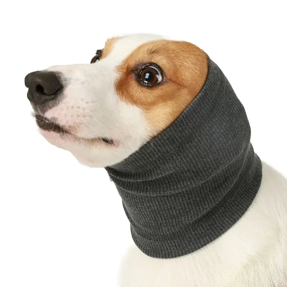 Orejeras para el cuidado de perros, suaves, cálidas y a prueba de ruido, gorro de tela para mascotas, para el aseo, el baño, el secado y la funda para mascotas.